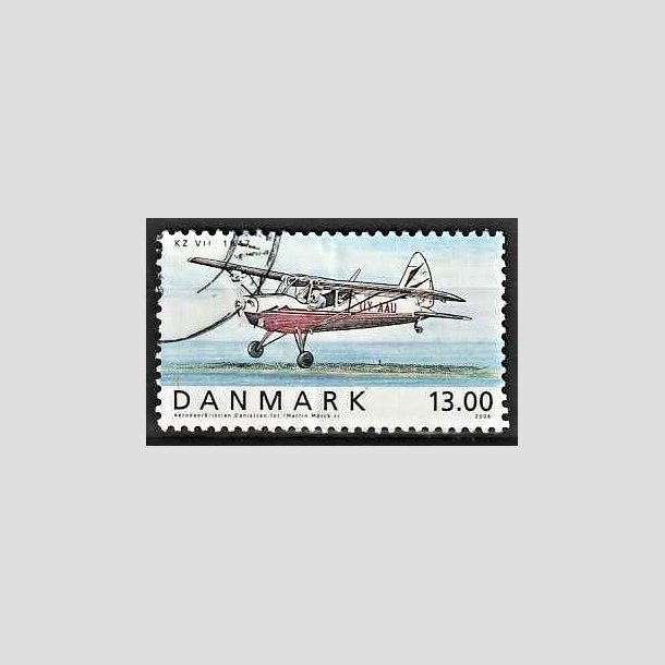 FRIMRKER DANMARK | 2006 - AFA 1481 - Ellehammer - 13,00 Kr. flerfarvet - Pnt Stemplet 