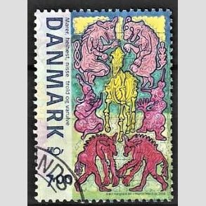 FRIMRKER DANMARK | 2006 - AFA 1461 - Mystiske vsener - 7,00 Kr. flerfarvet - Pnt Stemplet