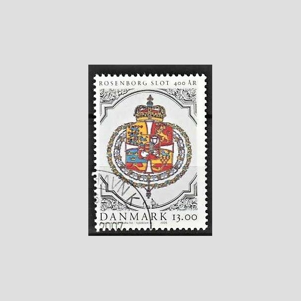 FRIMRKER DANMARK | 2006 - AFA 1465 - Roseborg Slot 400 r. - 13,00 Kr. Rigsvbnet - Pnt Stemplet