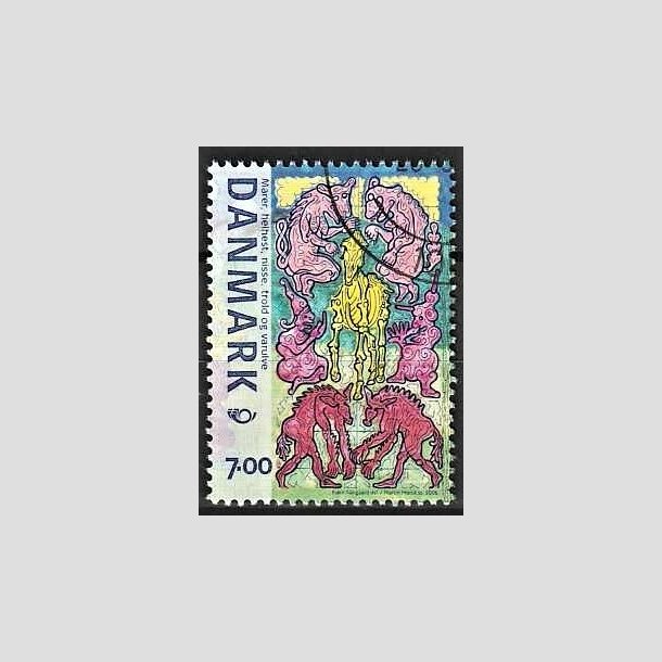 FRIMRKER DANMARK | 2006 - AFA 1461 - Mystiske vsener - 7,00 Kr. flerfarvet - Pnt Stemplet