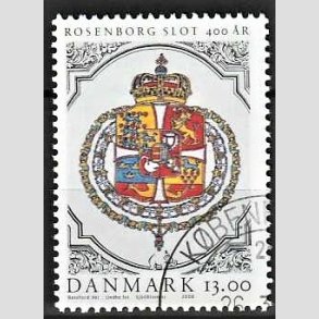 FRIMRKER DANMARK | 2006 - AFA 1465 - Roseborg Slot 400 r. - 13,00 Kr. Rigsvbnet - Pnt Stemplet