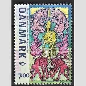 FRIMRKER DANMARK | 2006 - AFA 1461 - Mystiske vsener - 7,00 Kr. flerfarvet - Pnt Stemplet