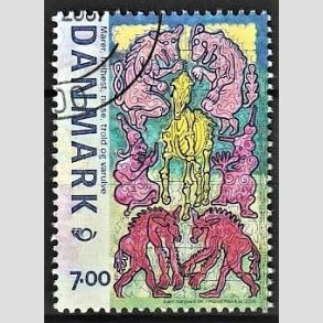 FRIMRKER DANMARK | 2006 - AFA 1461 - Mystiske vsener - 7,00 Kr. flerfarvet - Pnt Stemplet