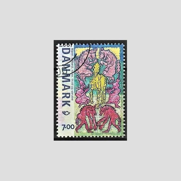FRIMRKER DANMARK | 2006 - AFA 1461 - Mystiske vsener - 7,00 Kr. flerfarvet - Pnt Stemplet