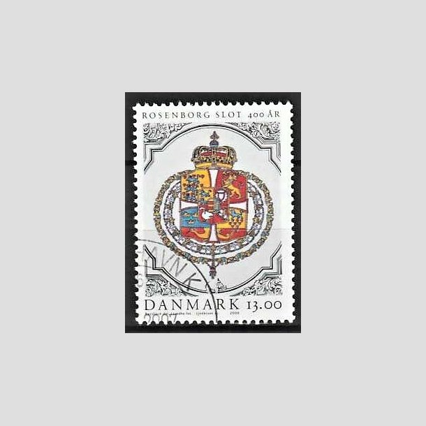 FRIMRKER DANMARK | 2006 - AFA 1465 - Roseborg Slot 400 r. - 13,00 Kr. Rigsvbnet - Pnt Stemplet