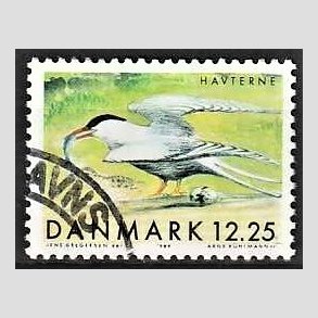 FRIMRKER DANMARK | 1999 - AFA 1225 - Danske trkfugle - 12,25 Kr. havterne - Pnt Stemplet