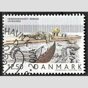 FRIMRKER DANMARK | 2004 - AFA 1403 - Vikingeskibsmuseet - 12,50 Kr. Udgravning - Pnt Stemplet
