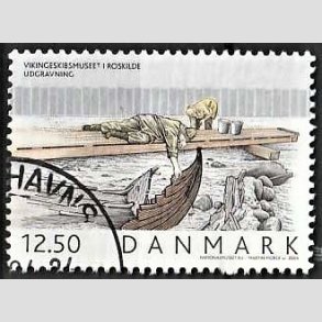 FRIMRKER DANMARK | 2004 - AFA 1403 - Vikingeskibsmuseet - 12,50 Kr. Udgravning - Pnt Stemplet