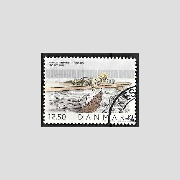 FRIMRKER DANMARK | 2004 - AFA 1403 - Vikingeskibsmuseet - 12,50 Kr. Udgravning - Pnt Stemplet