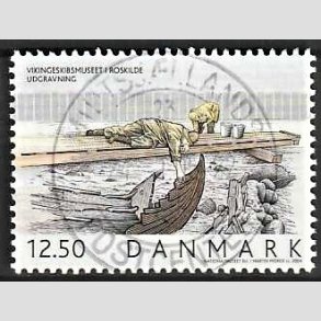 FRIMRKER DANMARK | 2004 - AFA 1403 - Vikingeskibsmuseet - 12,50 Kr. Udgravning - Pnt Stemplet