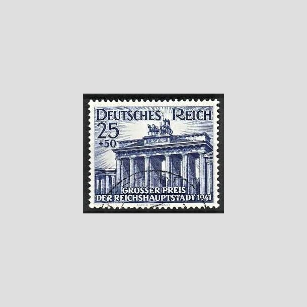 FRIMRKER TYSK RIGE: 1941 | AFA 794 | 25+50 pf. ultramarin - Stemplet