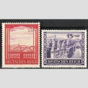 FRIM�RKER TYSK RIGE: 1941 | AFA 795-96 | 12+8 - 15+10 pf. i s�t - Ubrugt