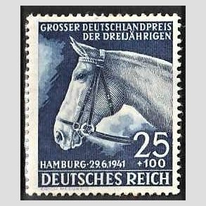 FRIM�RKER TYSK RIGE: 1941 | AFA 774 | 25+100 pf. bl� - Ubrugt