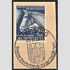 FRIM�RKER TYSK RIGE: 1941 | AFA 774 | 25+100 pf. bl� - Stemplet