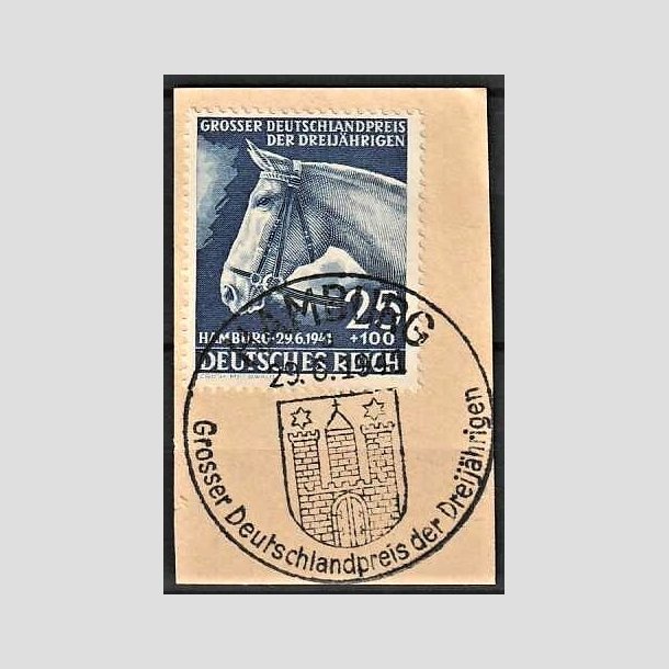 FRIMRKER TYSK RIGE: 1941 | AFA 774 | 25+100 pf. bl - Stemplet