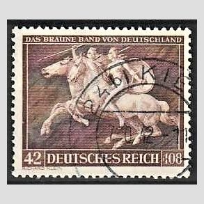 FRIM�RKER TYSK RIGE: 1941 | AFA 775 | 42+108 pf. brun - Stemplet