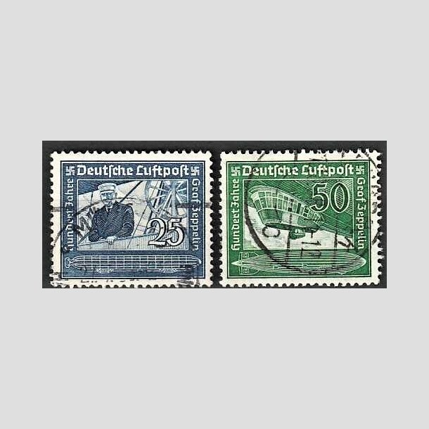 FRIMRKER TYSK RIGE: 1938 | AFA 664,665 | 25+50 pf. - Stemplet