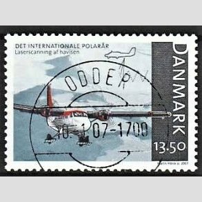 FRIM�RKER DANMARK | 2007 - AFA 1498 - Internationalt polar�r - 13,50 Kr. flerfarvet - Pragt Stemplet (Uds�gt kvalitet)