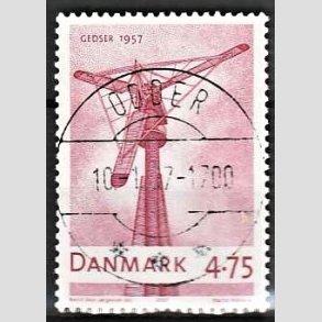 FRIM�RKER DANMARK | 2007 - AFA 1493 - Danske vindm�ller - 4,75 Kr. r�d - Pragt Stemplet (Uds�gt kvalitet)