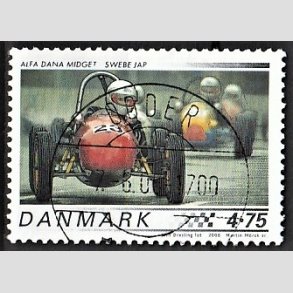 FRIM�RKER DANMARK | 2006 - AFA 1470 - Klassiske racerbiler - 4,75 Kr. Alfa Dana - Pragt Stemplet