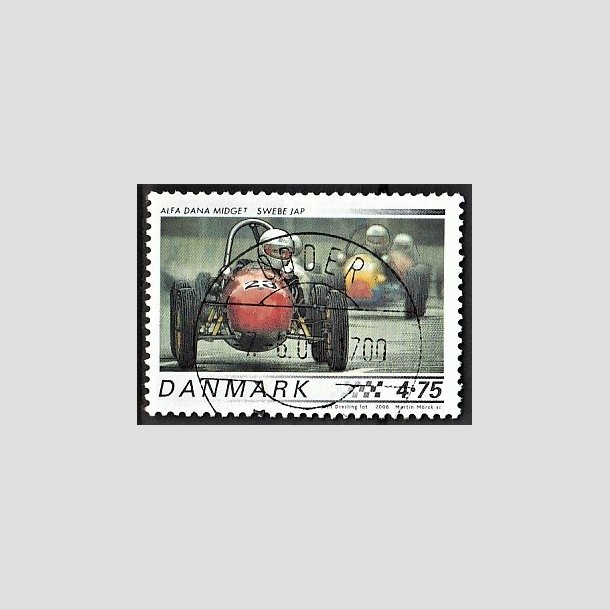 FRIMRKER DANMARK | 2006 - AFA 1470 - Klassiske racerbiler - 4,75 Kr. Alfa Dana - Pragt Stemplet