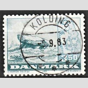 FRIM�RKER DANMARK | 1983 - AFA 770 - F�llesnordisk udgave - 3,50 Kr. bl� - Pragt Stemplet Kolding