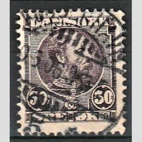 FRIMRKER DANMARK | 1904-05 - AFA 50 - Chr. IX 50 re lilla - Stemplet
