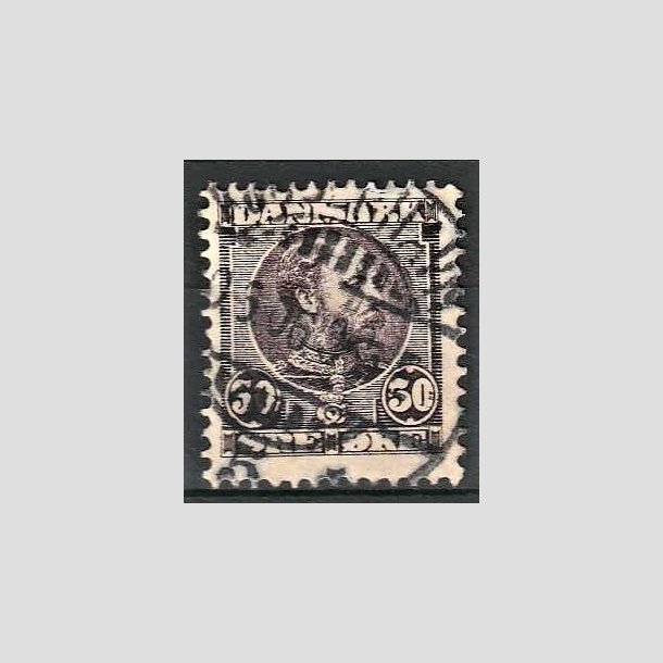 FRIMRKER DANMARK | 1904-05 - AFA 50 - Chr. IX 50 re lilla - Stemplet