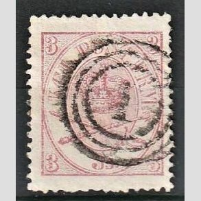 FRIMRKER DANMARK | 1864-70 - AFA 12 - 3 Skilling lilla Krone Scepter - Stemplet
