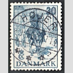 FRIM�RKER DANMARK | 1937 - AFA 242 - Chr. X 25 �re jubil�um 30 �re bl� - Lux Stemplet H�jer