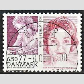 FRIM�RKER DANMARK | 2008 - AFA 1552 - Store danskere 2. - 6,50 Kr. Bodil Kjer - Pragt Stemplet (Uds�gt kvalitet)