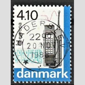 FRIM�RKER DANMARK | 1988 - AFA 912 - Europam�rker - 4,10 Kr. flerfarvet - Lux Stemplet Haderslev