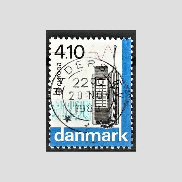 FRIMRKER DANMARK | 1988 - AFA 912 - Europamrker - 4,10 Kr. flerfarvet - Lux Stemplet Haderslev