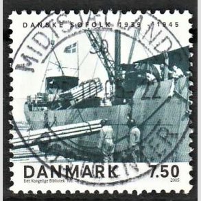 FRIM�RKER DANMARK | 2005 - AFA 1436 - Danske s�folk - 7,50 Kr. Avancaj - Pragt Stemplet 