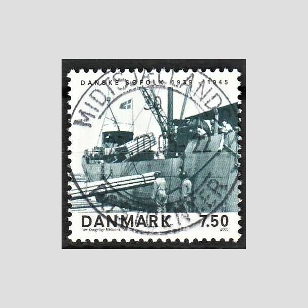 FRIMRKER DANMARK | 2005 - AFA 1436 - Danske sfolk - 7,50 Kr. Avancaj - Pragt Stemplet 