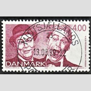 FRIM�RKER DANMARK | 1999 - AFA 1212 - Dansk revy - 4,00 Kr. r�d - Pragt Stemplet