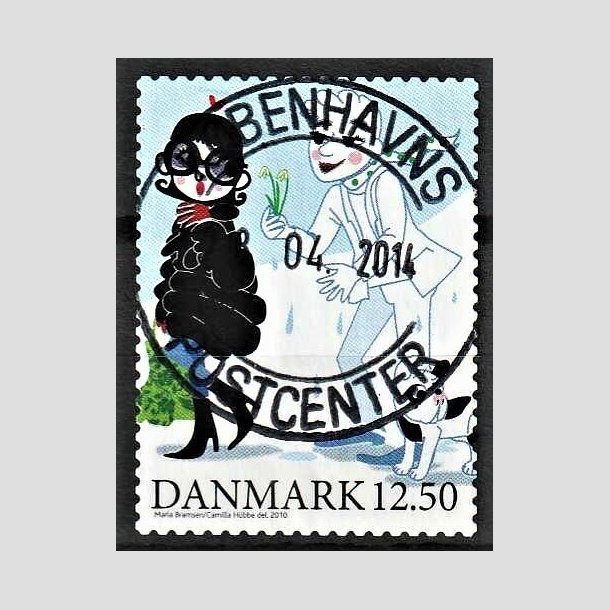 FRIMRKER DANMARK | 2010 - AFA 1639E - Vintereventyr - 12,50 Kr. flerfarvet - Pragt Stemplet