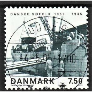 FRIM�RKER DANMARK | 2005 - AFA 1436 - Danske s�folk - 7,50 Kr. Avancaj - Pragt Stemplet (Uds�gt kvalitet)