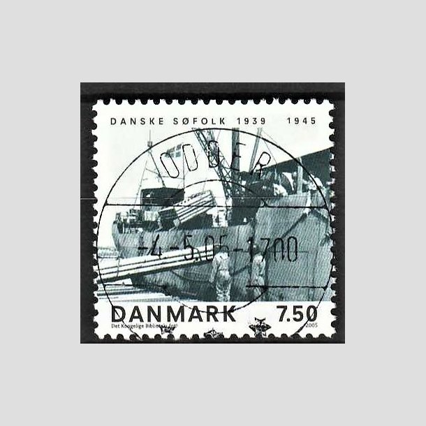 FRIMRKER DANMARK | 2005 - AFA 1436 - Danske sfolk - 7,50 Kr. Avancaj - Pragt Stemplet (Udsgt kvalitet)