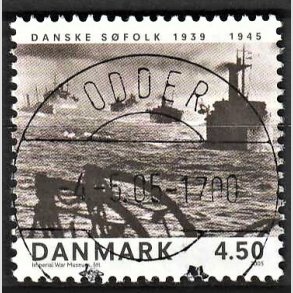 FRIM�RKER DANMARK | 2005 - AFA 1435 - Danske s�folk - 4,50 Kr. Konvoj - Pragt Stemplet (Uds�gt kvalitet)