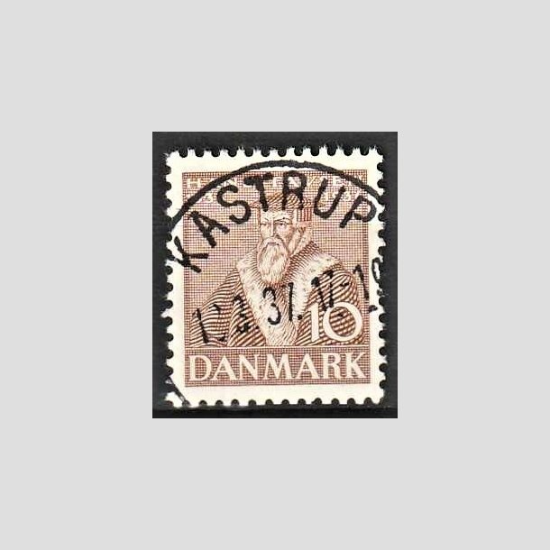 FRIMRKER DANMARK | 1936 - AFA 231 - Reformationen 10 re brun - Lux Stemplet Kastrup