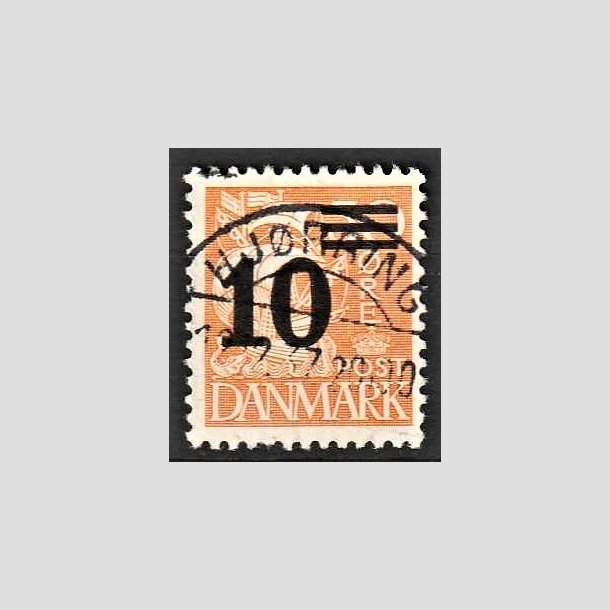 FRIMRKER DANMARK | 1934 - AFA 222 - 10/30 re orangegul provisorier - Lux Stemplet Hjrring