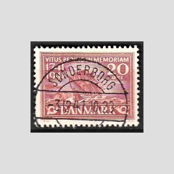 FRIMRKER DANMARK | 1941 - AFA 271 - Vitus Bering 20 re rd - Lux Stemplet Snderborg