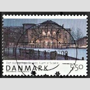 FRIM�RKER DANMARK | 2008 - AFA 1526 - Den danske nationalscene - 5,50 Kr. gamle scene - Pragt Stemplet (Uds�gt kvalitet)