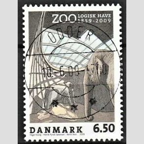 FRIM�RKER DANMARK | 2009 - AFA 1579 - Zoologisk Have - 6,50 Kr. flerfarvet - Lux Stemplet (Uds�gt kvalitet)
