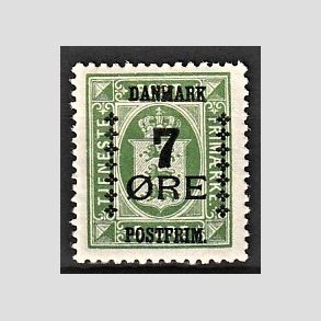 FRIMRKER DANMARK | 1926 - AFA 163 - 7/5 re grn Provisorier - Ubrugt