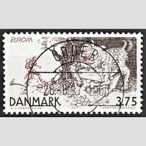 FRIM�RKER DANMARK | 1997 - AFA 1156 - Eventyr og legender - 3,75 Kr. Fyrt�jet - Pragt Stemplet
