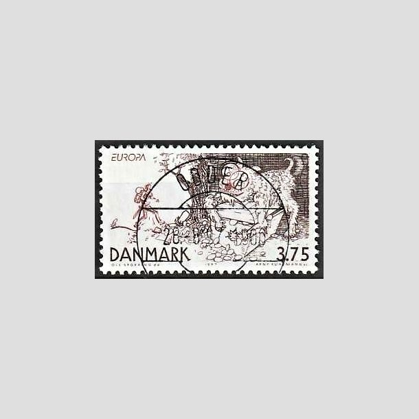 FRIMRKER DANMARK | 1997 - AFA 1156 - Eventyr og legender - 3,75 Kr. Fyrtjet - Pragt Stemplet