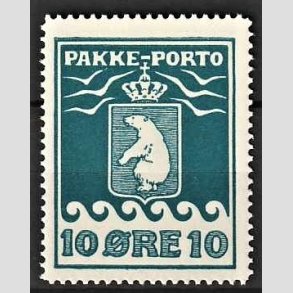 FRIM�RKER GR�NLAND | 1915 - AFA 7 - PAKKEPORTO - 10 �re bl� - Postfrisk
