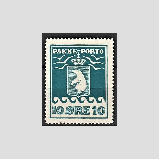 FRIMRKER GRNLAND | 1915 - AFA 7 - PAKKEPORTO - 10 re bl - Postfrisk